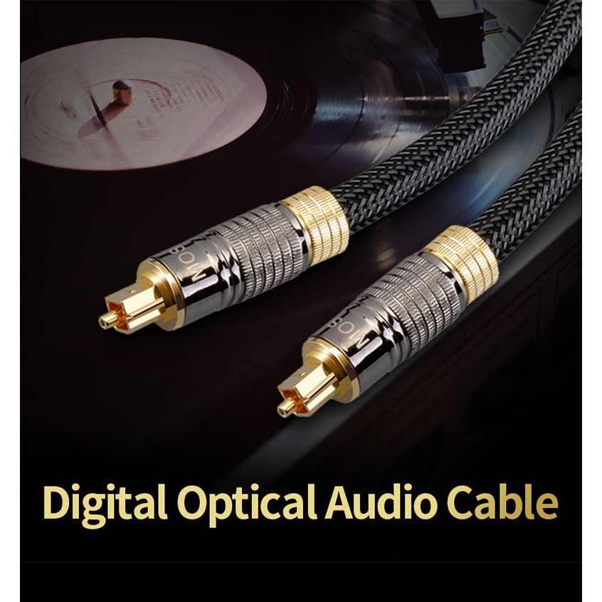 7.1 Surround Sound Optical Fiber Digital Audio Cables - High - Quality Audio for Home Theater Systems - SIKAI CASE