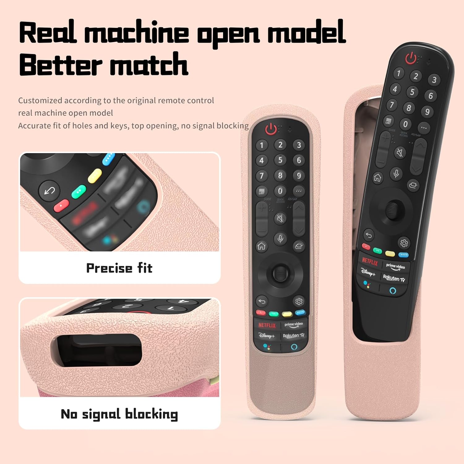 Silicone LG MR22GN Remote Case Compatible with LG MR21GA,MR23GN MR22GA OLED Smart TV Magic Remote,Shockproof Protective Cover for 2021-2023 LG Magic Remote Cover with Loop LG TV Remote Cover