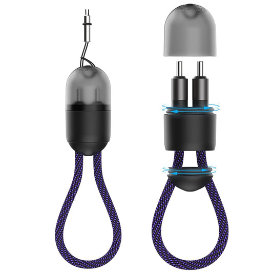 240W USB C Charger Cable, 20cm/7.8inch Short USB Cable Compatible with MacBook Pro, Samsung S25/S24/S23, iPhone 16/15, Type-C Port Devices, Purple