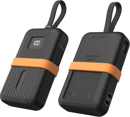 Silicone Case for Anker Zolo Power Bank (10,000mAh 30W) A1680/A1688 Protective Cover with Lanyard Slot, Drop-Proof Dust-Proof Precise Cutouts for Daily Use & Travel