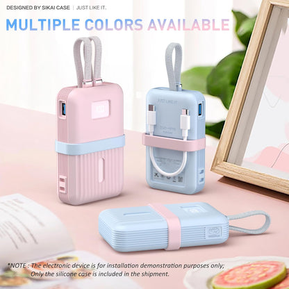 SikaiCase Silicone Case for Anker Zolo Power Bank (10K, 30W) A1680/A1688