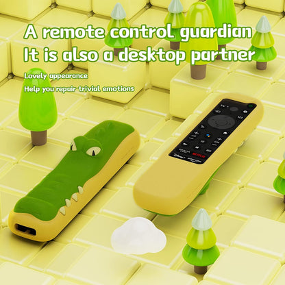 SikaiCase Crocodile Silicone Remote Cover for Sony BRAVIA XR Remote
