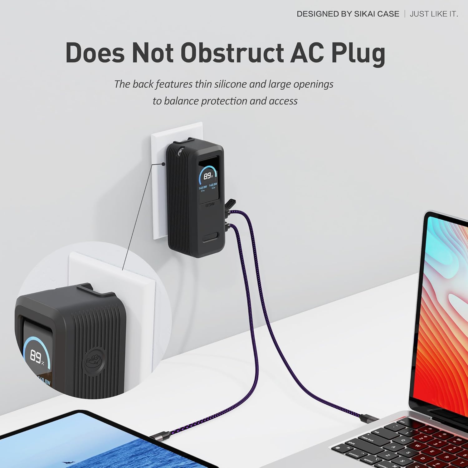Silicone Case for Anker Prime Power Bank 65W A1339 | SikaiCase