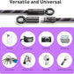 SIKAI CASE USB C Phone Lanyard with Reflective Strip, 240W Fast Charging Cable, Anti-Theft Phone Charging Cord for Travel/Night Cycling