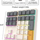SIKAI CASE 34 Key Mechanical Numpad, Wired Hot Swappable Programmable Number Pad Keyboard USB C 34 Key Numpad for Laptop Edit/PS/Gaming/Data Entry, VIA Support Number Pad for Win, MacBook, PC(RGB)