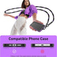 SIKAI CASE USB C Phone Lanyard with Reflective Strip, 240W Fast Charging Cable, Anti-Theft Phone Charging Cord for Travel/Night Cycling