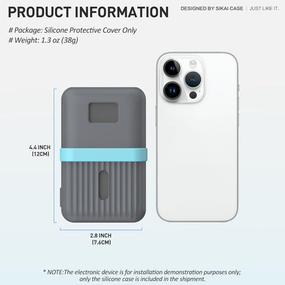 SikaiCase Silicone Case for Anker Zolo Power Bank (10K, 30W) A1680/A1688