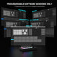 One-Handed Macro Mechanical Keyboard - 12 Keys, Fully Programmable, RGB Hotswap for Gaming, OSU, PS, Editing (2.4G, 3-Layer, Black)