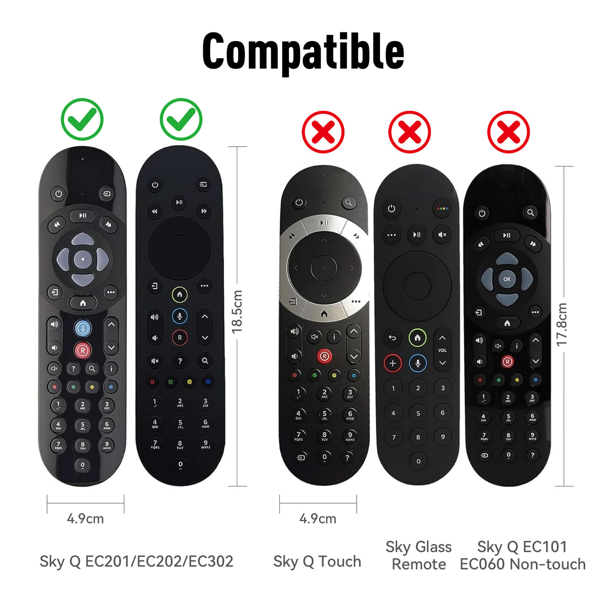 SikaiCase silicone remote cover for Sky Q EC201 EC202 EC302 - product image 2