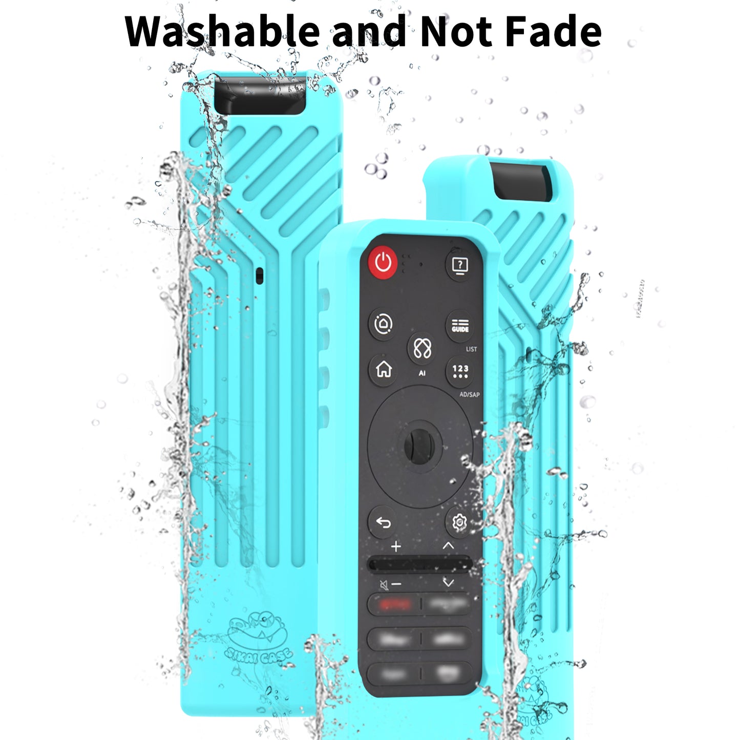 SIKAI CASE Silicone Case for LG MR25GA(2025) Protective Case Compatible with 2025 LG OLED Smart TV C5/B5/G5/M5 Series Magic Remote Anit-Lost MR25GA Cover with Lanyard