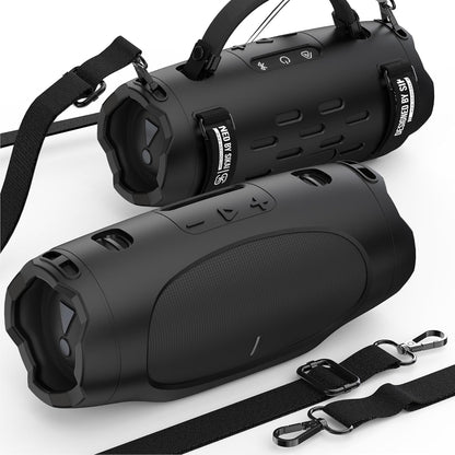 SIKAI CASE Silicone Case Compatible with JBL Charge 6, Portable Speaker Mount with Adjustable Strap & Detachable Shoulder Strap for Bike, Motorcycle, Golf Cart, Boat Railing, Case Only