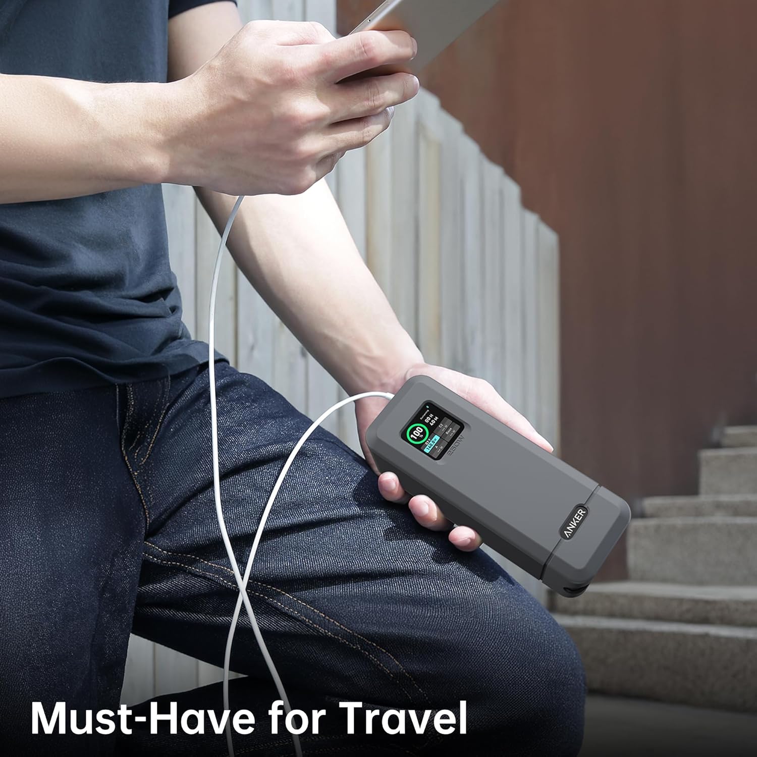 Silicone Case for Anker Prime Power Bank 27,650mAh 250W 1/4