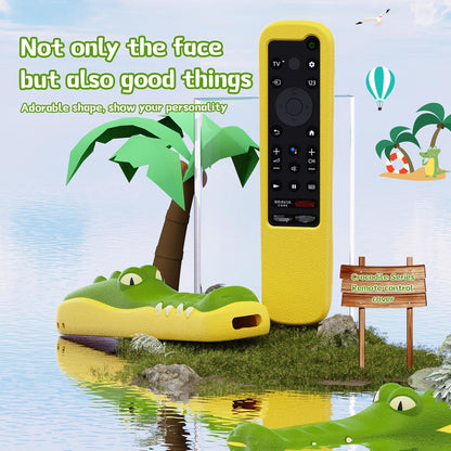 SikaiCase Crocodile Silicone Remote Cover for Sony BRAVIA XR Remote