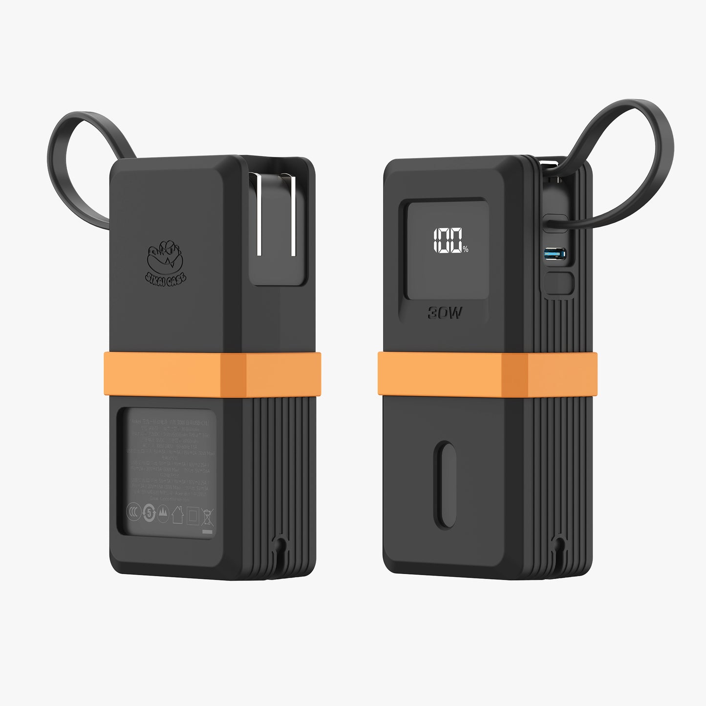 Silicone Case for Anker Power Bank (10K, Fusion, Built-In Cable) A1637