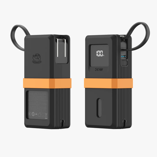 Silicone Case for Anker Power Bank (10K, Fusion, Built-In Cable) A1637