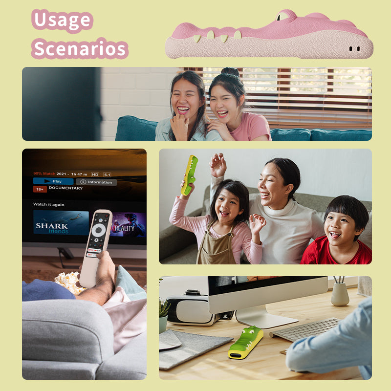 SikaiCase crocodile silicone remote cover for TCL RC902N FMR1 - product image 4