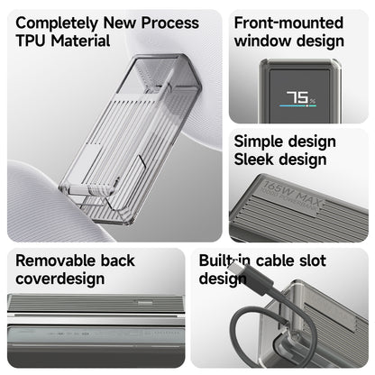 SikaiCase TPU Protective Case for Xiaomi 165W 10000mAh Power Bank (Integrated Cable)