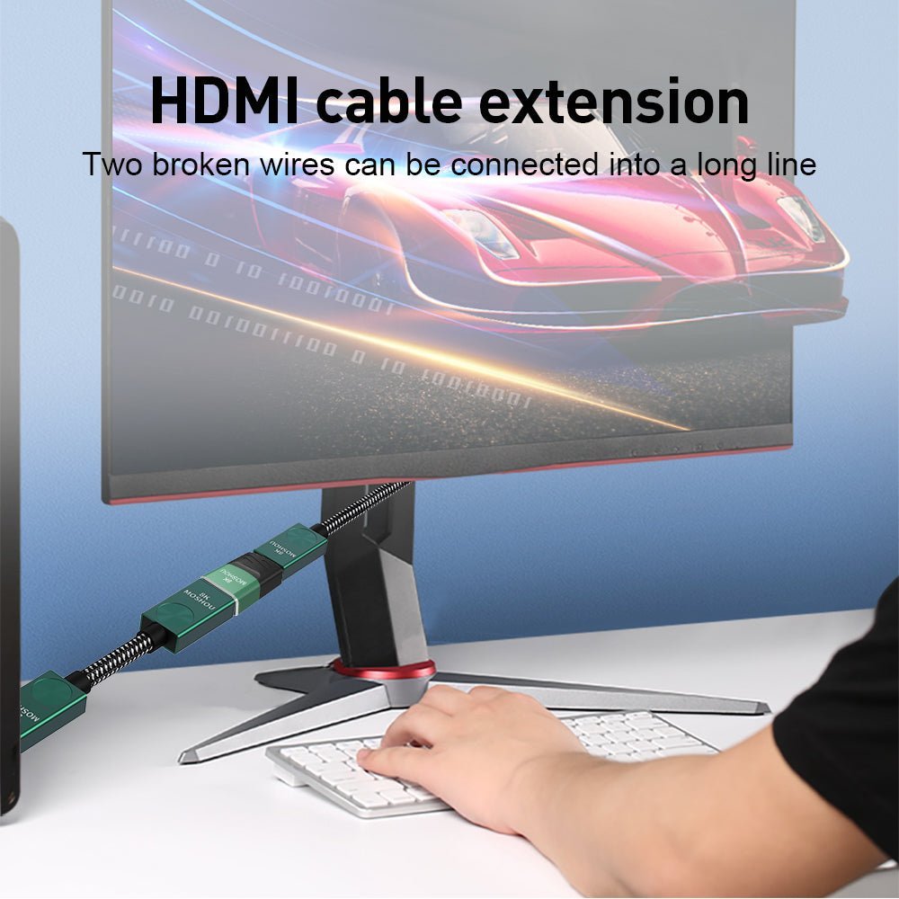 8K HDMI 2.1 Cable Adapter - Male to Female Converter for High - Resolution Displays - SIKAI CASE