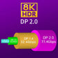 DisplayPort 2.0 OCC Cable 8K@60Hz 120Hz 4K@144Hz 165Hz 2K@240Hz Display Port Adapter For Video PC Laptop TV DP 2.0 to DP Cable SIKAI CASE