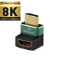 MOSHOU 8K HDMI 2.1 Cable Adapter Male to Female Cable Converter for HDTV PS5 Laptop 90 270 Degree Right Angle 4K HDMI Extender SIKAI CASE