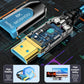 MOSHOU 8K HDMI Fiber Optic Cable 48Gbps Ultra High Speed HDMI 2.1 Cable CL3 Rated 8K60Hz 4K120Hz Dynamic HDR HDCP2.2 & 2.3 eARC SIKAI CASE