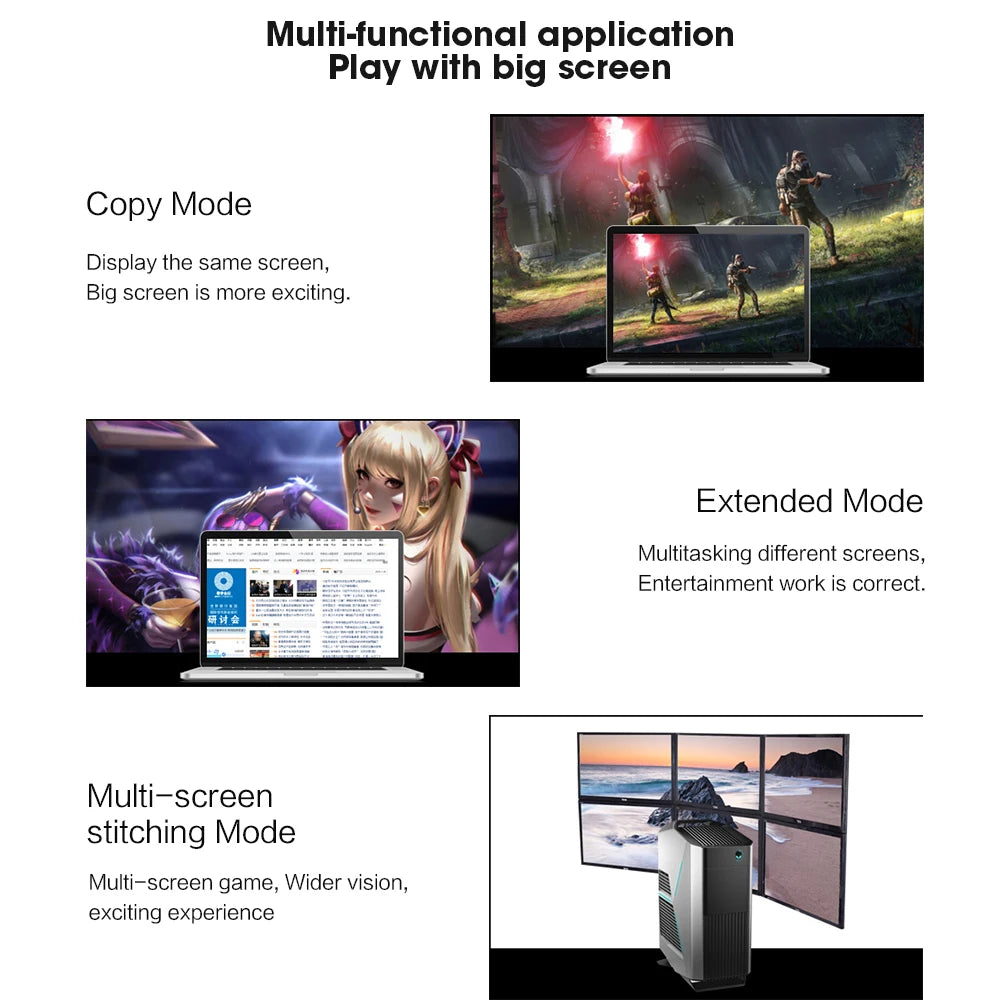 MOSHOU Displyport 2.0 DP 2.0 Cable 16K@60Hz 4K@144Hz High Speed 80Gbps Bandwidth Support HDR HDCP 2.2 3D ARC for Gaming Monitor SIKAI CASE