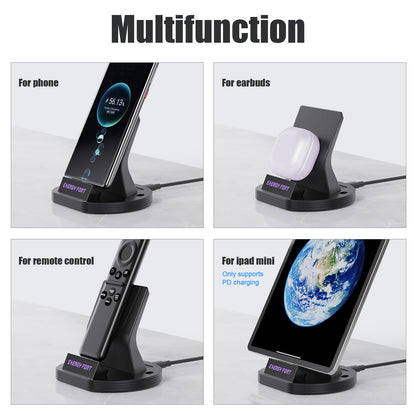 Magnetic Charger Dock Staiton for Samsung Galaxy S24 S23 Ultra S21 S20 Z Flip Huawei Pura 70 Xiaomi 14 Pro Ultra Stand Super Fast Charging Mobile Phone Wireless Holder SIKAI CASE