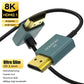 MOSHOU Slim & Flexible Soft 8K 4K HDMI to HDMI Cable 4K@120Hz 8K@60Hz 48Gbps Ultra Thin HDMI 2.1 Cable for Monitor HDTV Camera