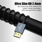 MOSHOU Slim & Flexible Soft 8K 4K HDMI to HDMI Cable 4K@120Hz 8K@60Hz 48Gbps Ultra Thin HDMI 2.1 Cable for Monitor HDTV Camera