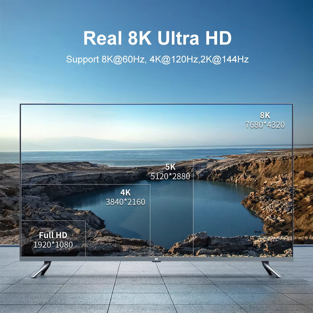 MOSHOU HDMI 2.1 Optical Fiber Cable 8K@60Hz 4K@120Hz 48Gbps HDR ARC HDCP 2.2 For Amplifier TV PS4 PS5 Xbox RTX3070 RTX4090