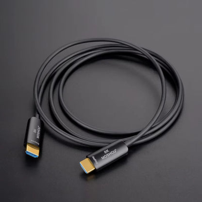 MOSHOU HDMI 2.1 Optical Fiber Cable 8K@60Hz 4K@120Hz 48Gbps HDR ARC HDCP 2.2 For Amplifier TV PS4 PS5 Xbox RTX3070 RTX4090