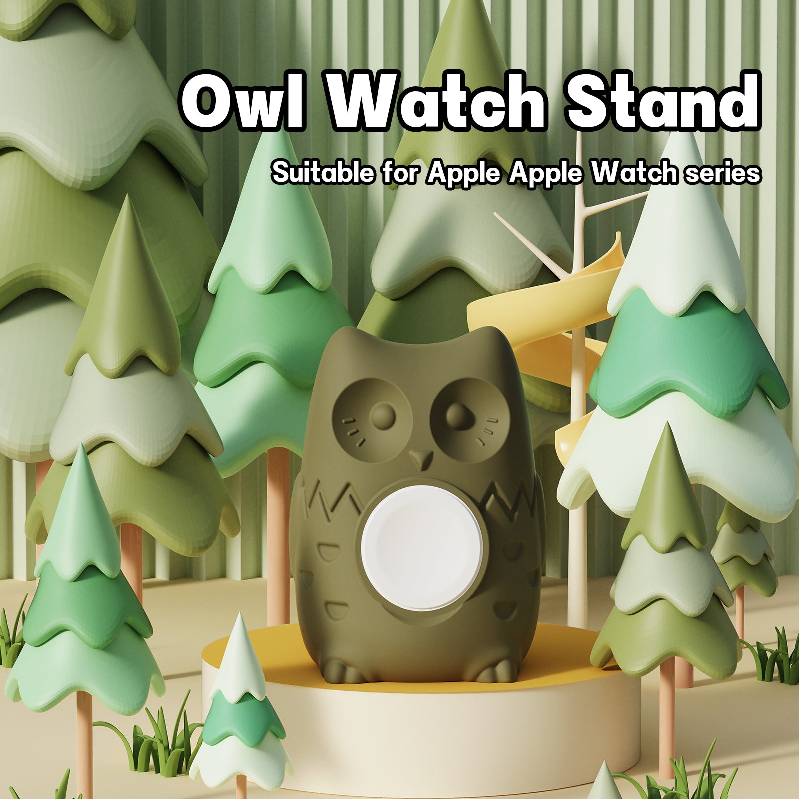Owl Charger Stand For Apple Watch Series Ultra/8/7/6/SE/5/4/3/2 Desk Holder Bracket For Samsung Galaxy Watch 5/5 Pro Accessories SIKAI CASE