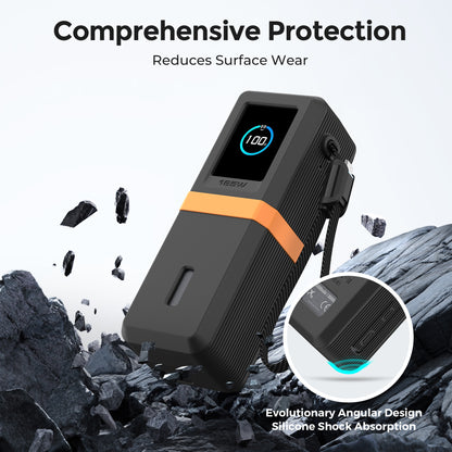 Protective silicone case for Anker 25K 165W power bank with shock absorbing design