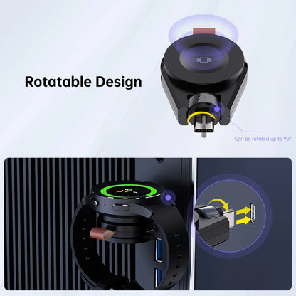 Magnetic Wireless Charging Cable Cord Portable USB Travel Cordless Wireless Charger for amsung Galaxy Watch 6 Classic5 Pro Watch