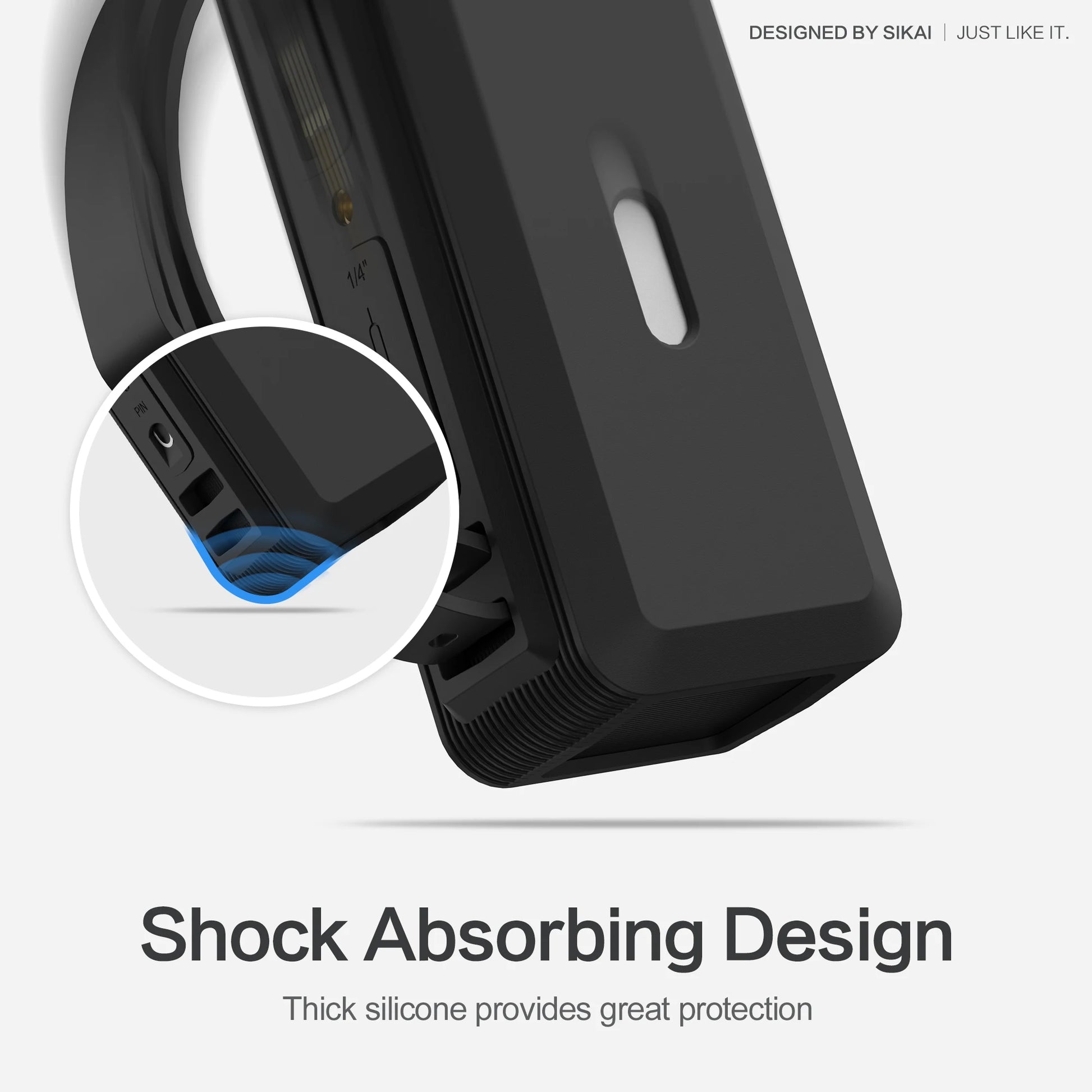 Custodia Silicone Per Power Bank Anker 165W - Con Slot Schede E Foro Per Nodo - Foto 13