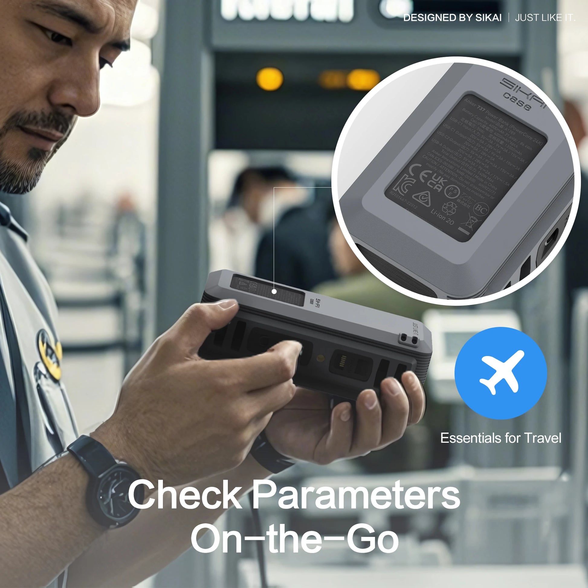 Silicone Case for Anker 737 Power Bank 140W 24000mAh PowerCore TF Silicone Case for Anker 737 Power Bank 140W 24000mAh PowerCore TF