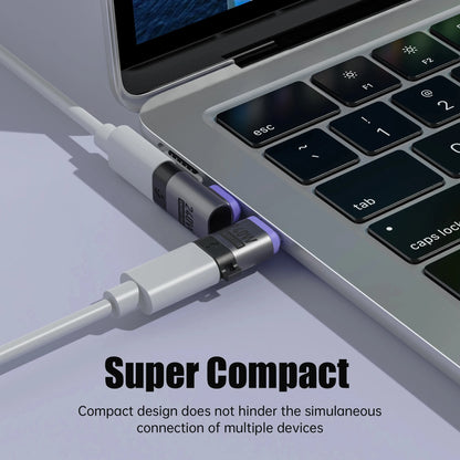 PD 240W Type-C Magnetic Adapter PD3.0 Fast Charging Right Angle USB C Connector Extender for iPhone 16 Macbookair Samsung
