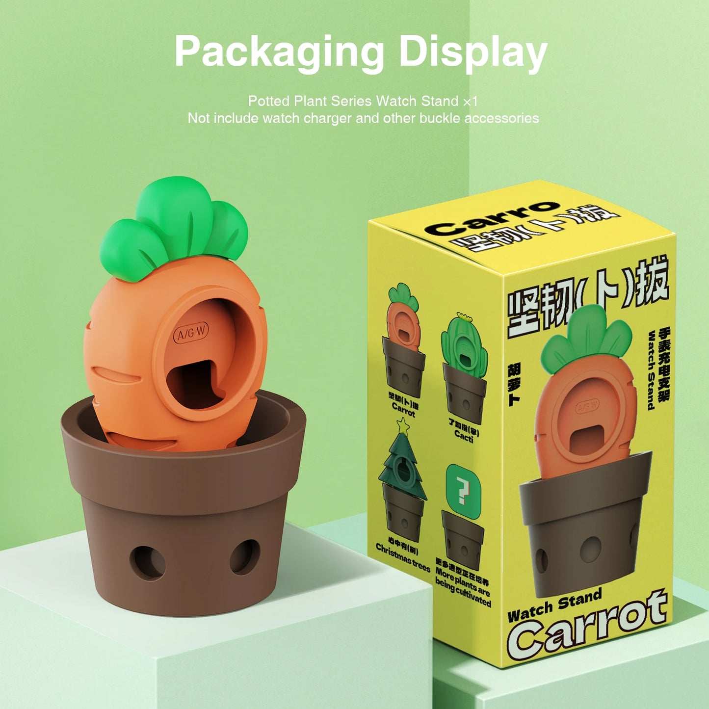 SIKAI Plant Potted Charging Stand Dock for Apple Watch 9 8 SE 8 7 6 5 4 2 iWatch Station Holder Smart Accessories SIKAI CASE