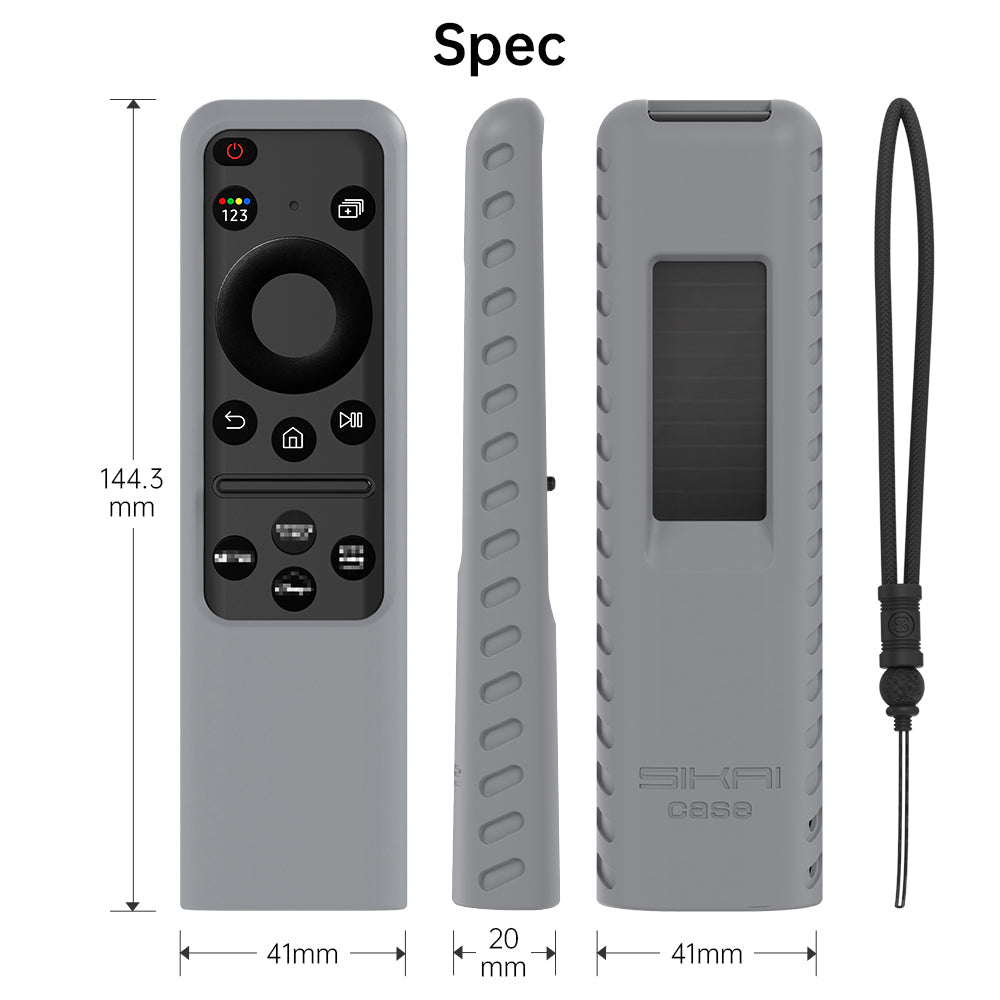 SIKAI Silicone Cover for Samsung BN59-01432A Original Voice Smart TV Remote Control Case for 2023 Solar Charging TM2360E TM2361E SIKAI CASE