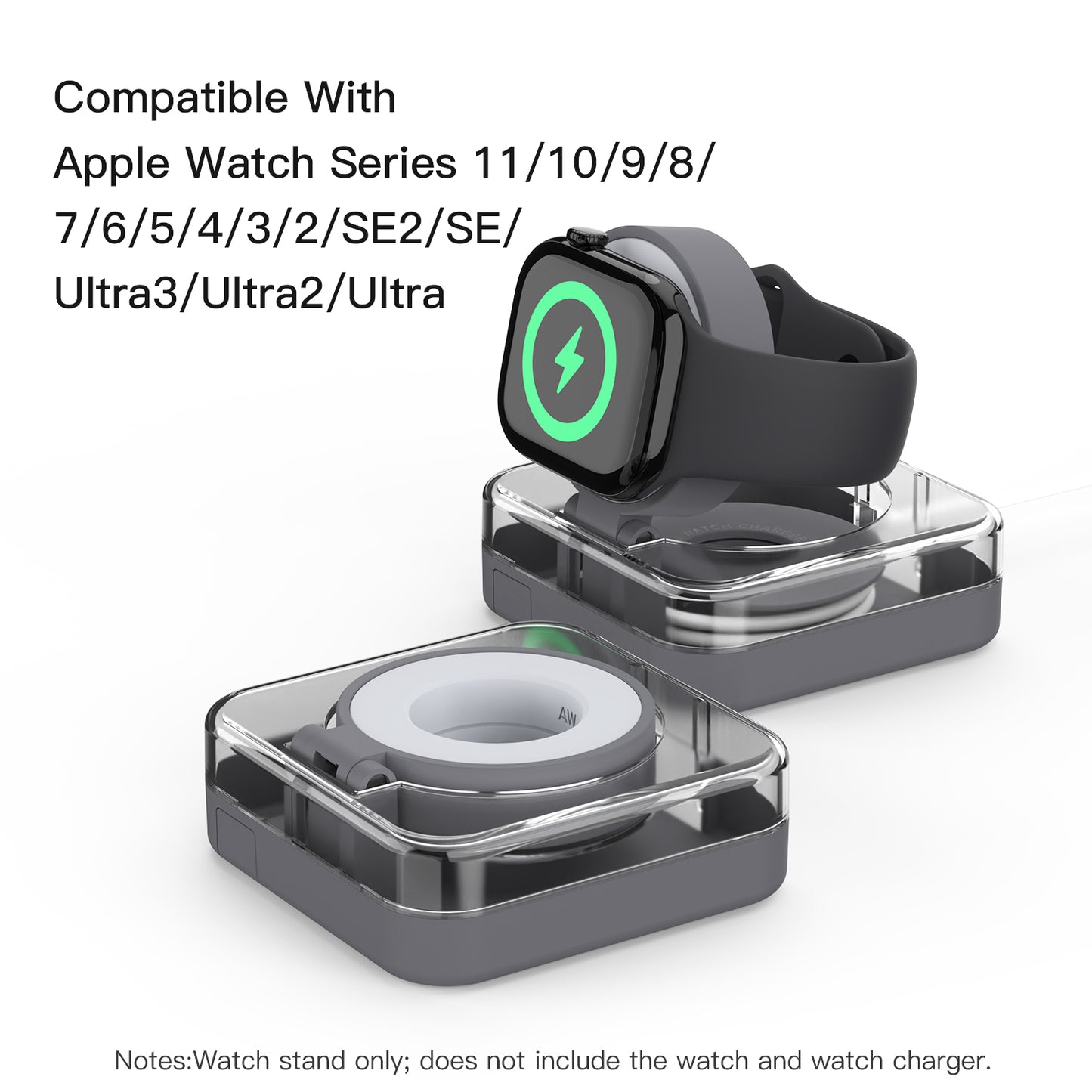 SikaiCase Travel Charging Dock Cable Organizer for Apple Watch
