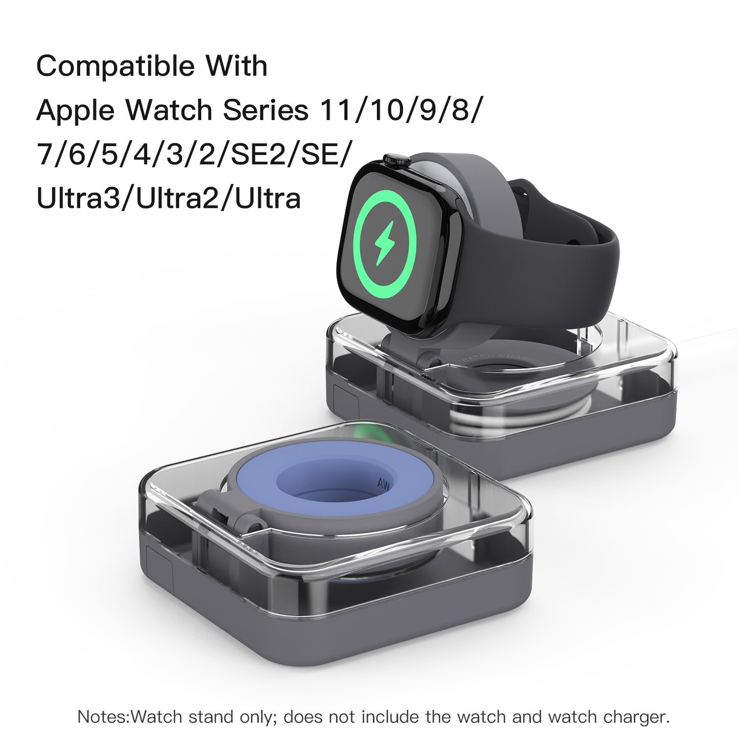SikaiCase Travel Charging Dock Cable Organizer for Apple Watch