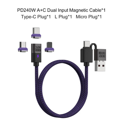 240W USB-C to Type-C Cable - 5A Fast Charging Data Cable for iPhone 17 Pro /15 Pro /14, Huawei Mate 80 70, Samsung S25 S24 S23 Ultra