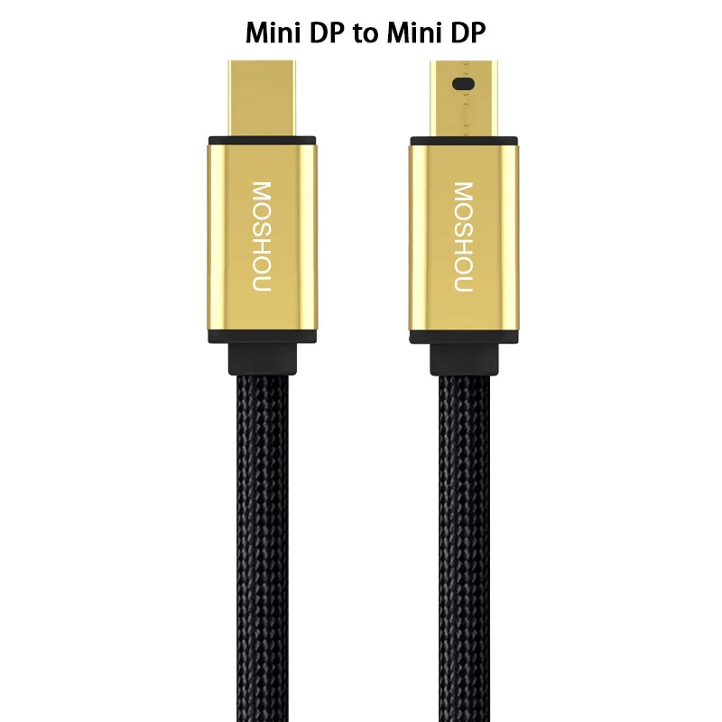 Thunderbolt 2 mini DisplayPort to MiniDP to DP 1.4 Cable Cord 8K 4K HDR 60Hz 144Hz 165Hz Display Port Adapter For PC Laptop SIKAI CASE