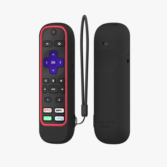 SikaiCase color-block silicone remote cover for Roku Voice Remote Pro RCS01R and Ultra 4800R 4670R - product image 1