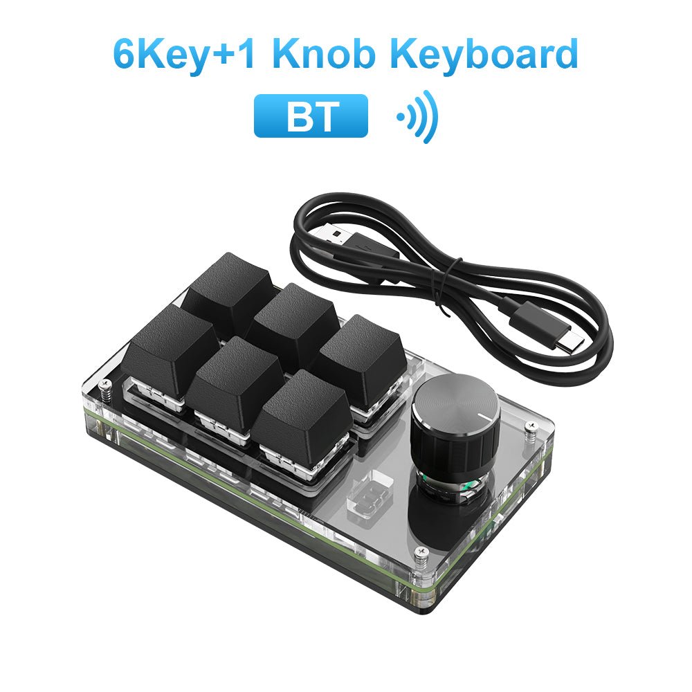 All Models - USB Custom Keyboard with Volume Button, Macro Programming, Red Switches, Bluetooth, - SIKAI CASE