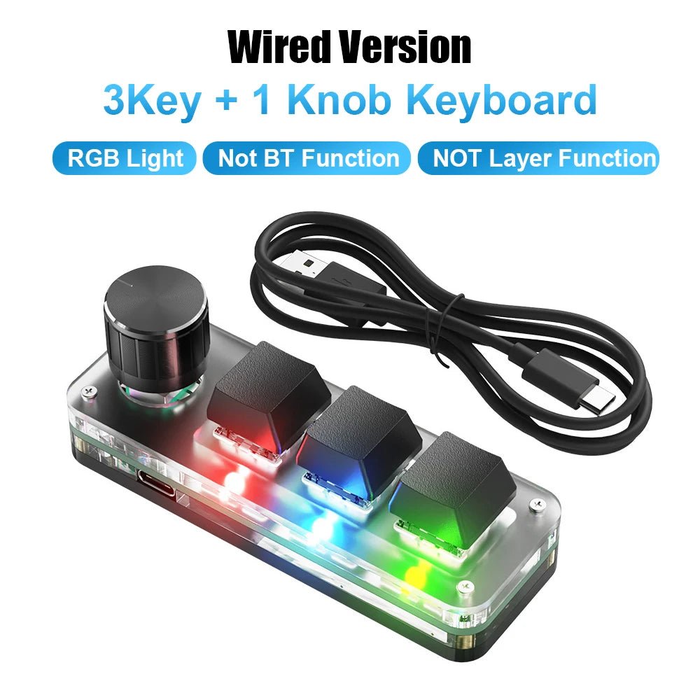 All Models - USB Custom Keyboard with Volume Button, Macro Programming, Red Switches, Bluetooth, - SIKAI CASE