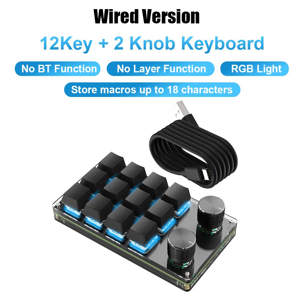 All Models - USB Custom Keyboard with Volume Button, Macro Programming ...