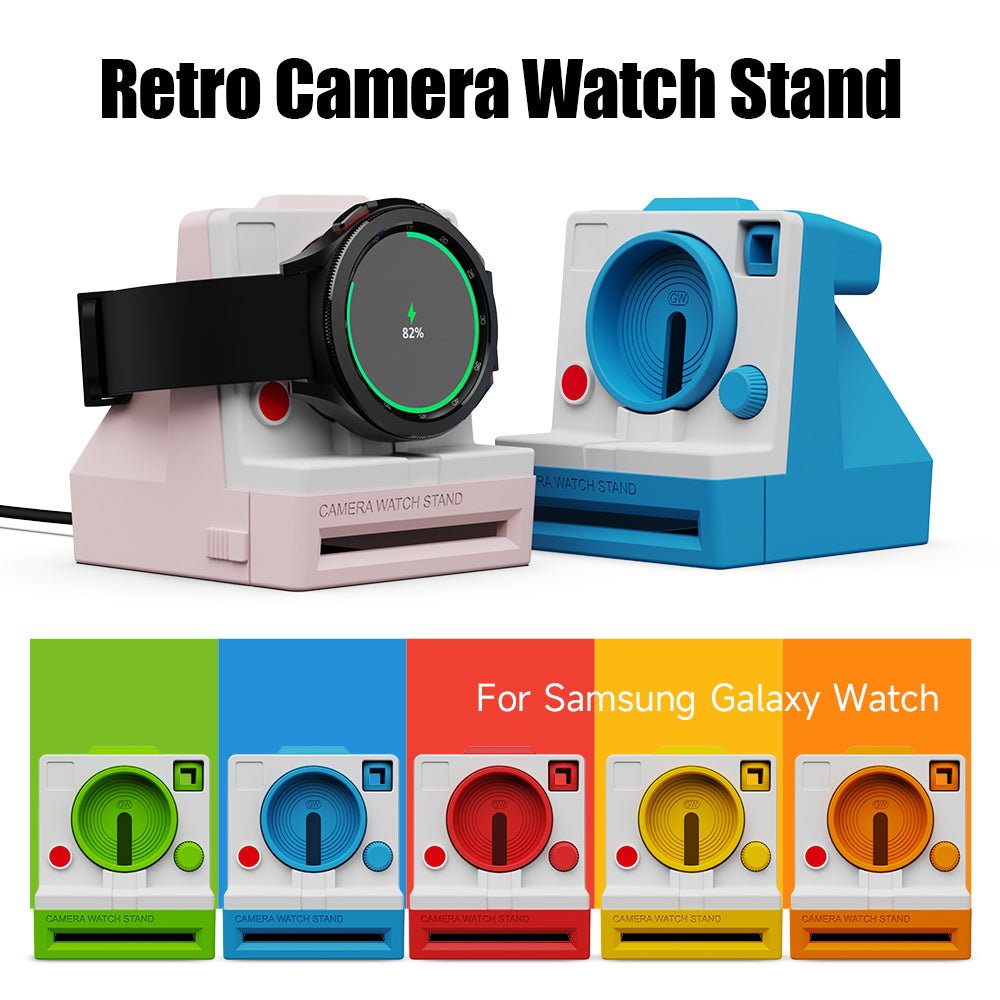 Camera Charger Stand for Samsung Galaxy Watch 4/4 Classic, Galaxy Watch 3, Active 2 - SIKAI CASE