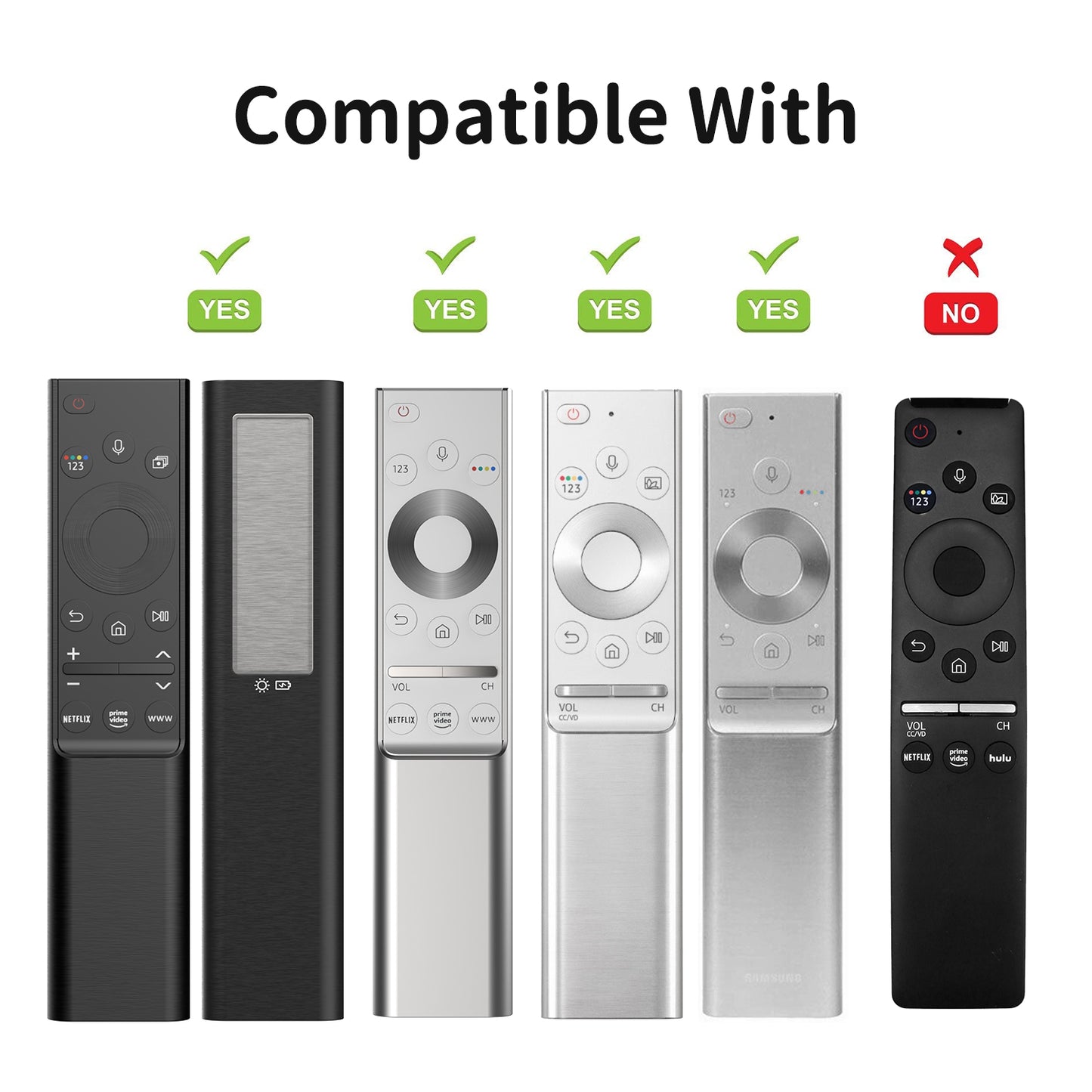 SikaiCase Crocodile Silicone Remote Cover for Samsung Smart TV Remote