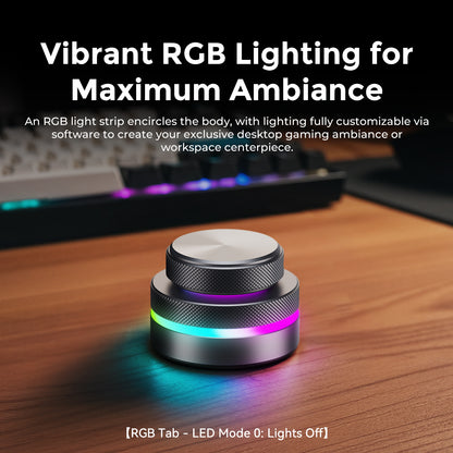 Bluetooth and 2.4G wireless programmable knob keyboard feature image